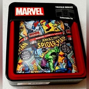 Marvel Amazing Spider-Man #120 Comic Cover Trifold Wallet Collector Tin NEW NOS